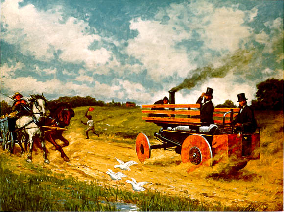 steam car painting 